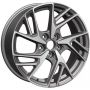 Легковой диск Khomen Wheels KHW1722 6,5x17 5x108 ET33 60,1 Gray-FP